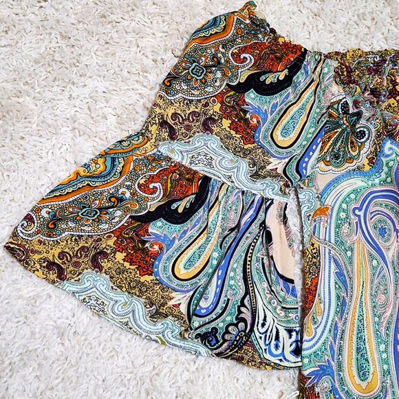 Umgee Brand Dress Paisley Print Size Medium - Picture 10 of 12